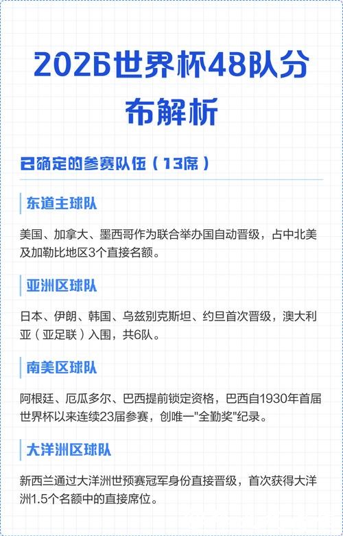 2026世界杯参赛球队深度阵容解析